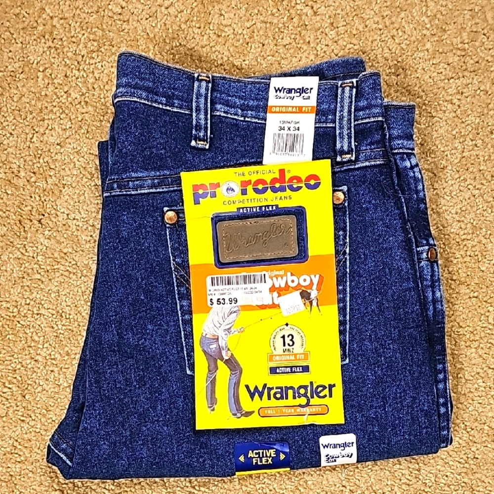 Wrangler Indigo Blue Straight Jeans